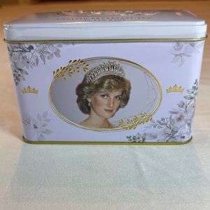 Diana Princess Of Wales Tea Tin With 40 English Breakfast Teabags